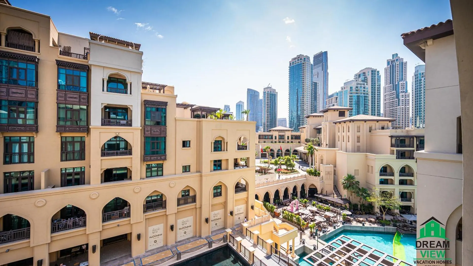 Souk Al Bahar - Burj Khalifa - Dream View Holiday Home Rental Dubai Apartment
